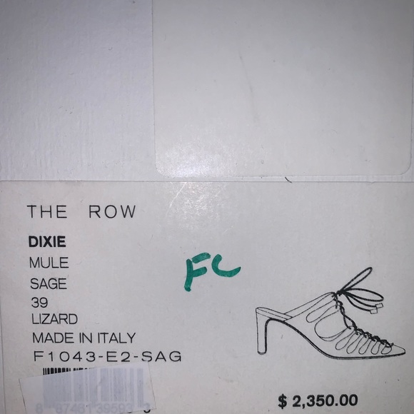 SOLD The Row Lizard skin mules sz 9 - Picture 5 of 5